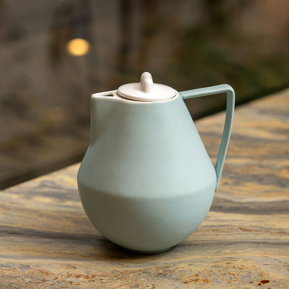 Bule de Porcelana de Magnesio Colonia Azul -2-